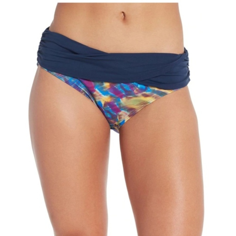 Calia Pattern Overlap Shell Texture Bikini Bottom - Picture 4 of 6